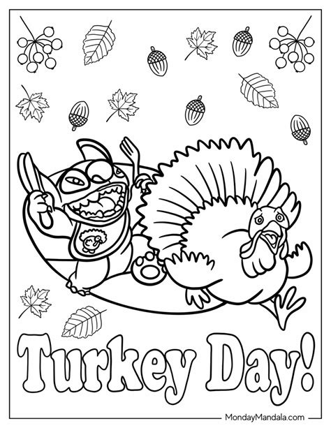 Coloring Turkey Thanksgiving Coloring Pages For Adults (Free PDF
