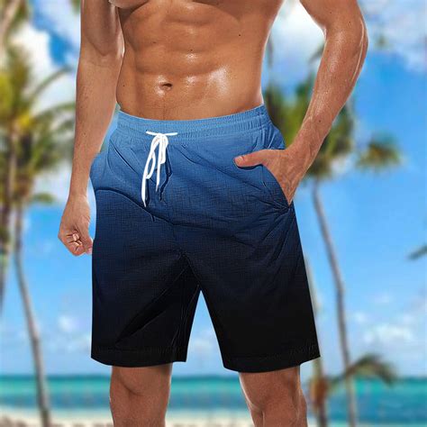 Dovford Swim Trunks Men 7 Inch Mesh Liner Stretch Men's Bathing Suit ...