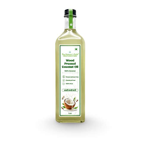 Coconut Wood Pressed Oil | Asli Kachi Ghani – The Natures Palm
