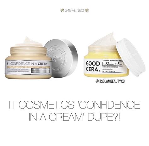 confidence in a cream dupe