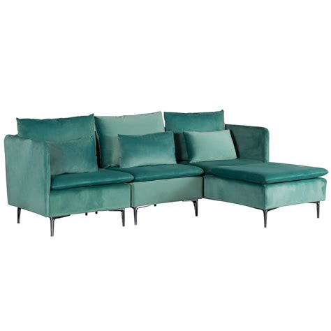 Mellcom Convertible Sectional Sofa Couch Modern Design Sectional Sofa ...