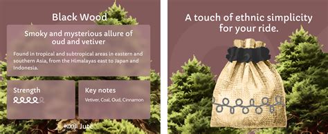 KOOJI Jute - Car Perfumes - Black Wood | Smoky Vetiver & Dark Oud Blend ...