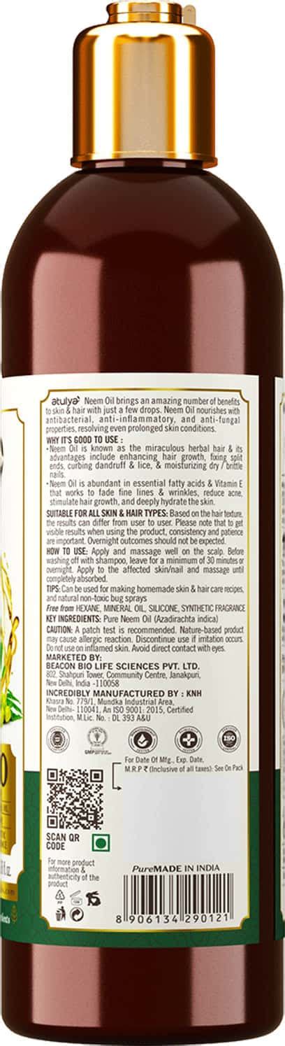 Buy ATULYA NEEM COLDPRESS OIL 200 ML Online & Get Upto 60% OFF at PharmEasy