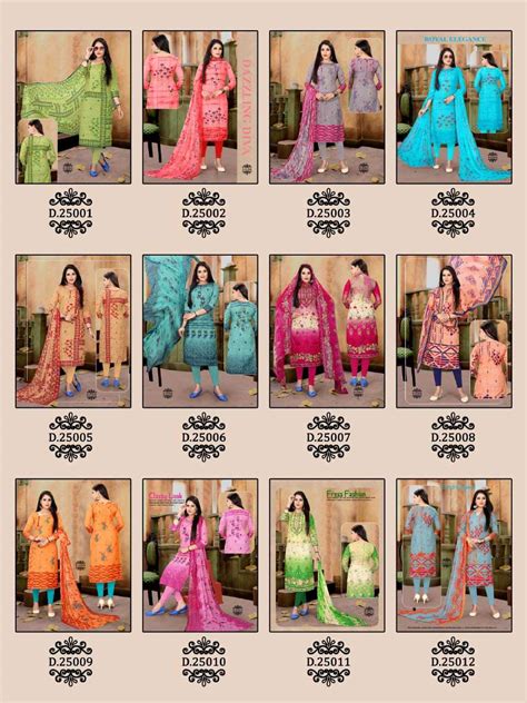 Minu PRAGATI Premium Cotton Printed Dress Material Catalog, Pack Of 12 Pcs