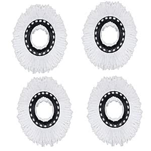 LSARI Mop Head Refill (White) -4 Pieces : Amazon.in: Home Improvement