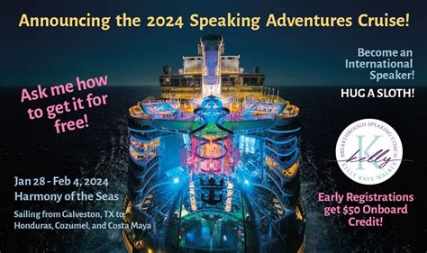 Speaking Adventures Cruise Jan 2024, Royal Caribbean International ...