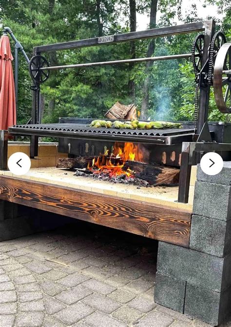 Santa Maria Grill - What should go under the firebrick base? - Fire Pit ...