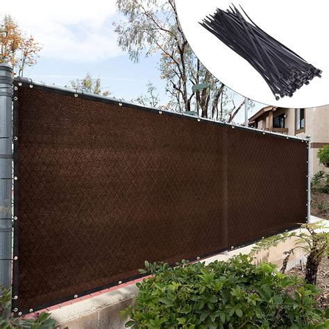 Buy Royal Shade 6' x 12' Brown Fence Privacy Screen Windscreen Cover ...