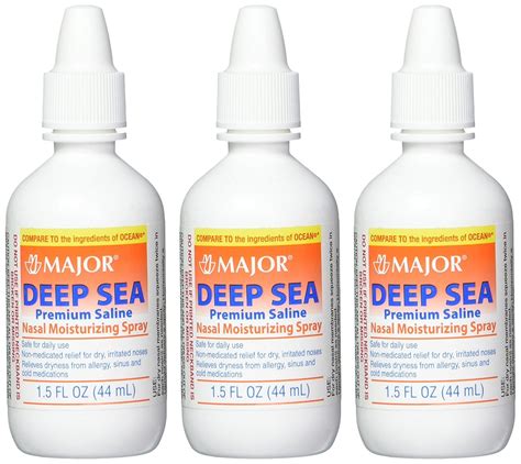 Major Pharmaceuticals Deep Sea Generic for Ocean Nasal Moisturizing ...