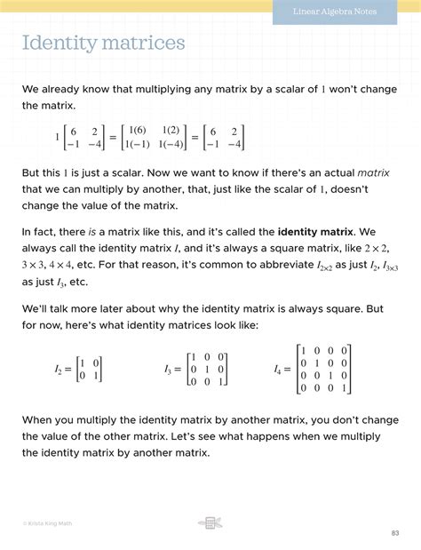 Image result for Identity Matrices