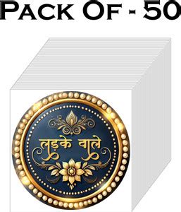 voorkoms Ladke Wale With Golden Flower Design Skin Safe Tattoo For ...