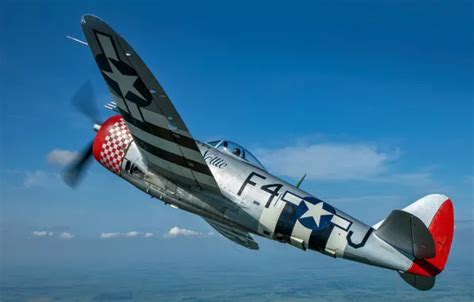 Wallpaper Thunderbolt, USAF, Fighter-bomber, The Second World War, P ...