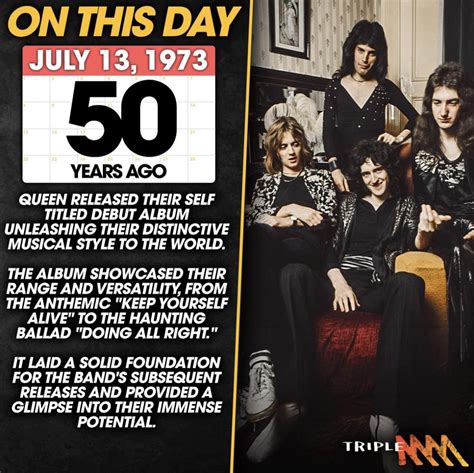 On this day 50 years ago, Queen released their debut album : r/queen