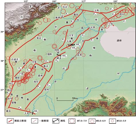 郯庐地震断裂带在中国地震断裂带中的地位