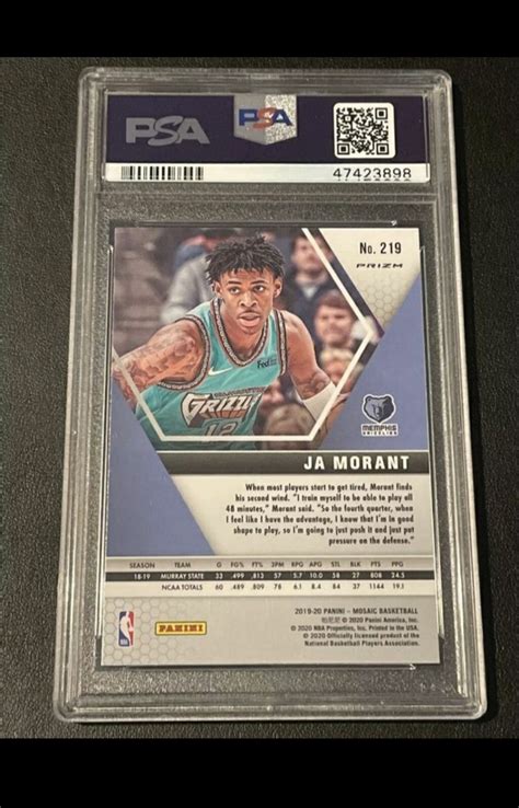 ja morant rookie card psa 10 | eBay