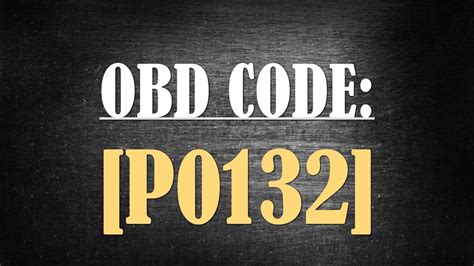 P0132 Code 的图像结果