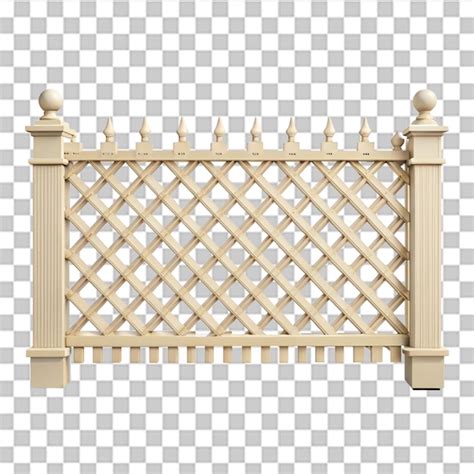 Aesthetic fence isolated on transparent background | Premium AI ...