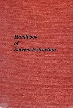 Buy Handbook of Solvent Extraction Book Online at Low Prices in India ...