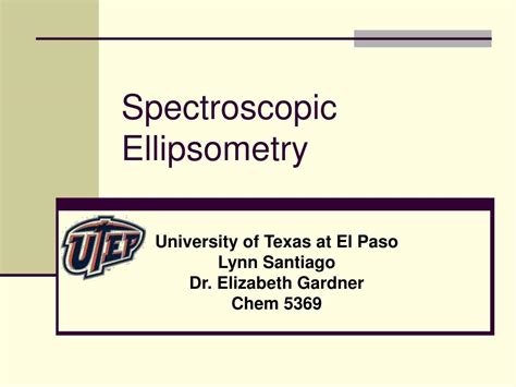 Image result for Ellipsometry Spectroscopy