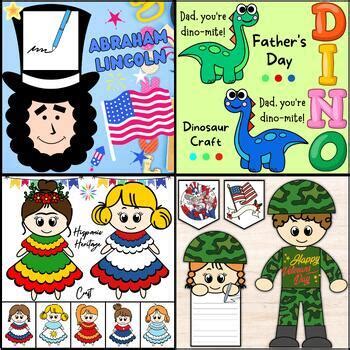 Holidays Crafts Bundle: Thanksgiving, Chrismas, Winter Crafts and More