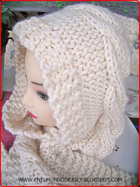 Image result for Tutorialesbufanda Con Capucha Tejidos a Chrochet