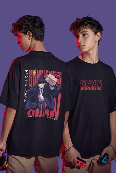 Mashle: Mash The Wand Breaker Unisex Oversize T-Shirt – Arienai