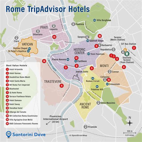 ROME HOTEL MAP - Best Areas, Neighborhoods, & Places to Stay