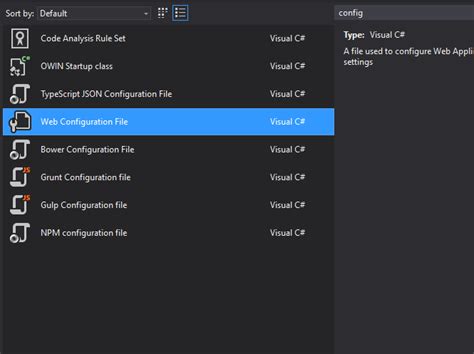 Image result for How to Create a Web.config File