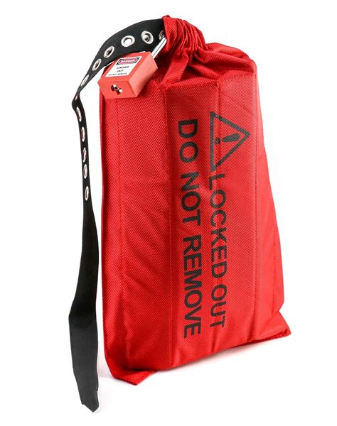 QWORK Safety Plug Lockout Tagout Bag,10 x 17 Inches, 1 Pack ...