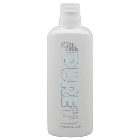 Bondi Sands Pure Self Tan Foaming Water Dark, 200ml, Streak-Free ...