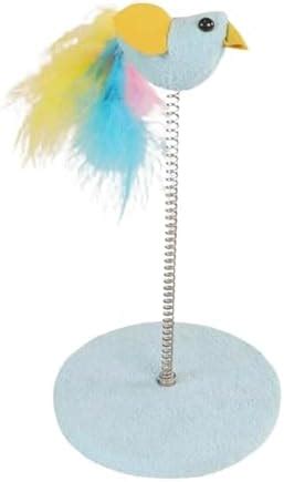 Buy Emily Pets Cat Wand Stand Teaser With Spring & Feather ...