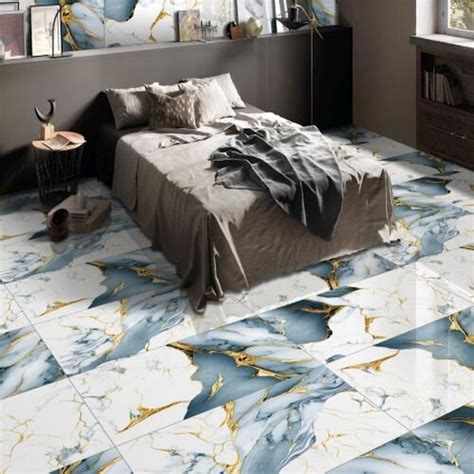 Morgan Aqua Gold Glossy Finish Ceramic Floor Tiles Exporter, Supplier ...