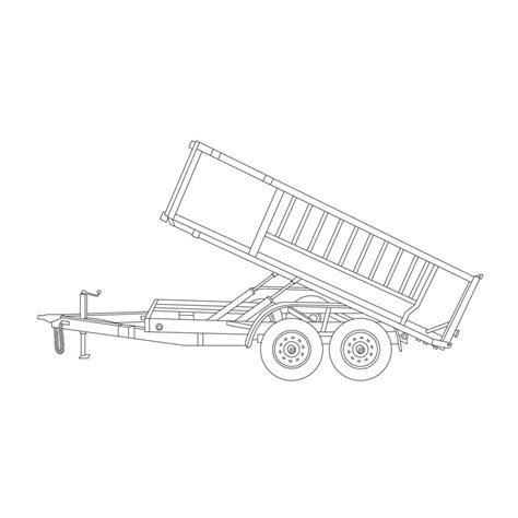 6 x 12 x 4 10,000 lbs. Dump Trailer - Down Home Trailer Sales