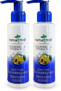 Herbal Tree Cleansing Milk for Deep Pore cleanses & hydrates skin with ...