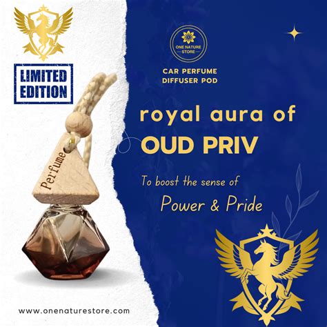 Royal Aura of Oud Priv | Car Perfume Diffuser Pod – One Nature Store