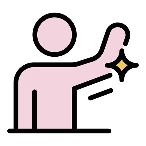 Man skin clear icon color outline vector 15872089 Vector Art at Vecteezy