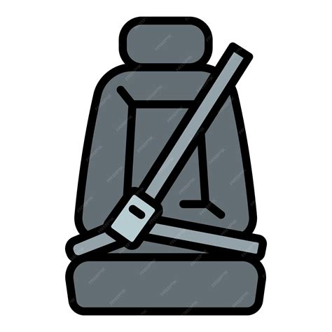 Premium Vector | Car seat belt icon outline vector Auto motor Spare part