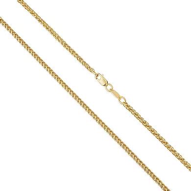 Fremada 14k Gold Filled 2.4-mm Franco Chain Bracelet