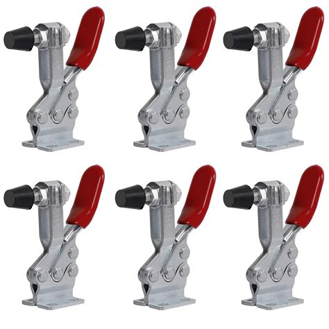 Keileoho 6 Pcs 225d Toggle Clamp 500lbs Holding Capacity Quick ...