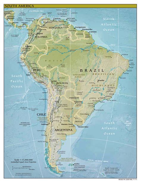 Maps of South America | Map Library | Maps of the World