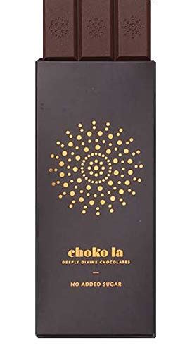chokola No Added Sugar Dark Chocolate Bar, 80 Grams: Amazon.in: Grocery ...