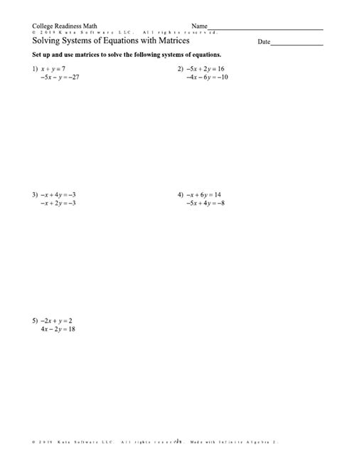Image result for Simultaneous Equations Matrix Method