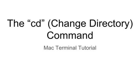 Image result for CD Desktop Command Address