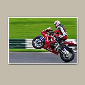 Yamaha Chopper Cruiser Superbike Wall Hang Fine Art Print - Abstract ...