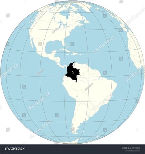 colombia location in world map