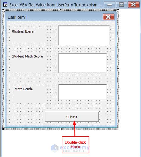 Image result for Excel UserForm