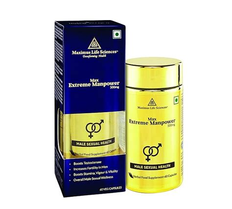 Buy Maximus Life Sciences Max Extreme Manpower Capsule Herbal Food ...