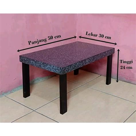 Promo Meja Rak Galon Dispenser Mejikom meja blajar anak - 50x30x24 ...