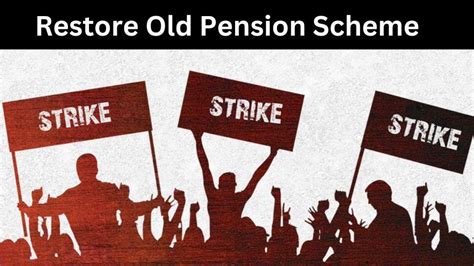 Maharashtra Employees Strike for Old Pension Scheme Protesting Staff ...