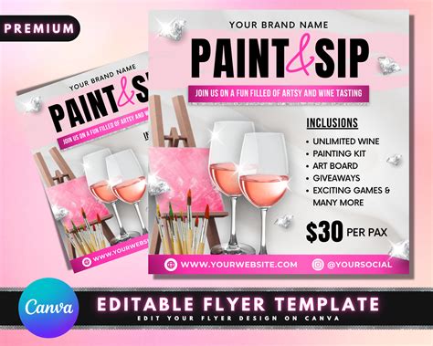 Paint And Sip Prompts at Clara Stamps blog
